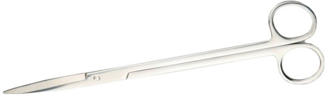 쥬맥스 아쿠아 수족관 고급 라운드 곡형 가위, 1개