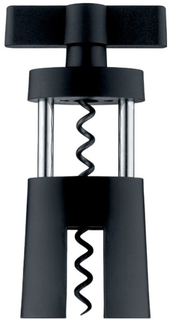 WMF Metric 螺旋軟木塞紅酒開瓶器, 黑色, 1個