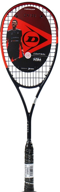 던롭 CX 125 스쿼시 라켓, 1개, 레드 + 블랙