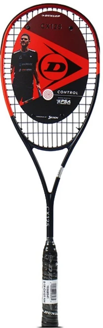 던롭 CX 125 스쿼시 라켓, 1개, 레드 + 블랙 - 쿠팡
