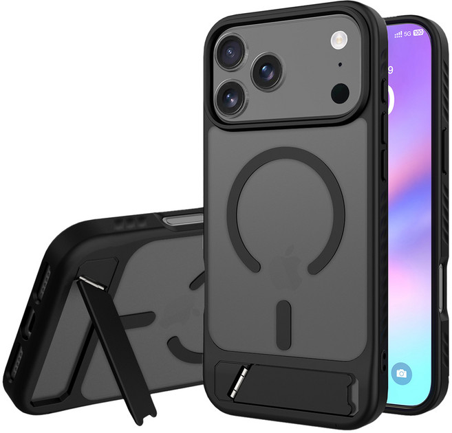 Monafree MagSafe 相容彩色支架手機殼