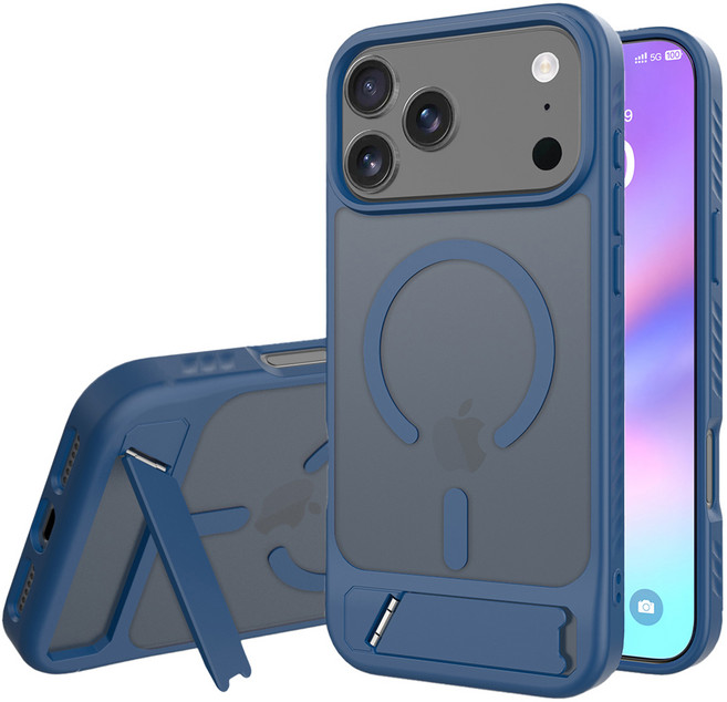 모나프리 맥세이프 호환 컬러풀 스탠드 휴대폰 케이스