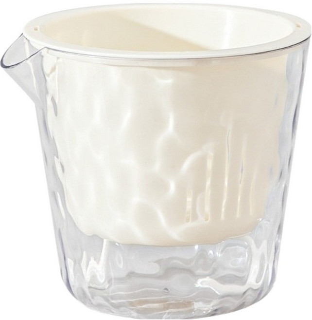 코스넬 자동급수 이중 저면관수 화분, 크림 화이트, 1개