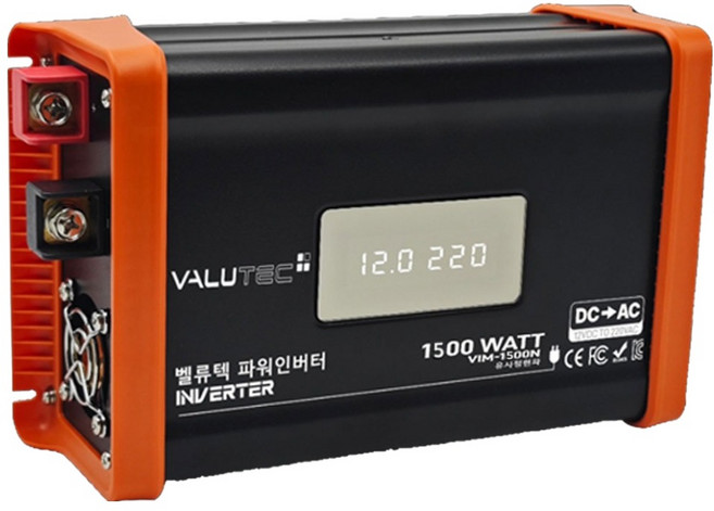 VALUTEC 功率逆變器 1500W 24V VIM-1500N, 1個