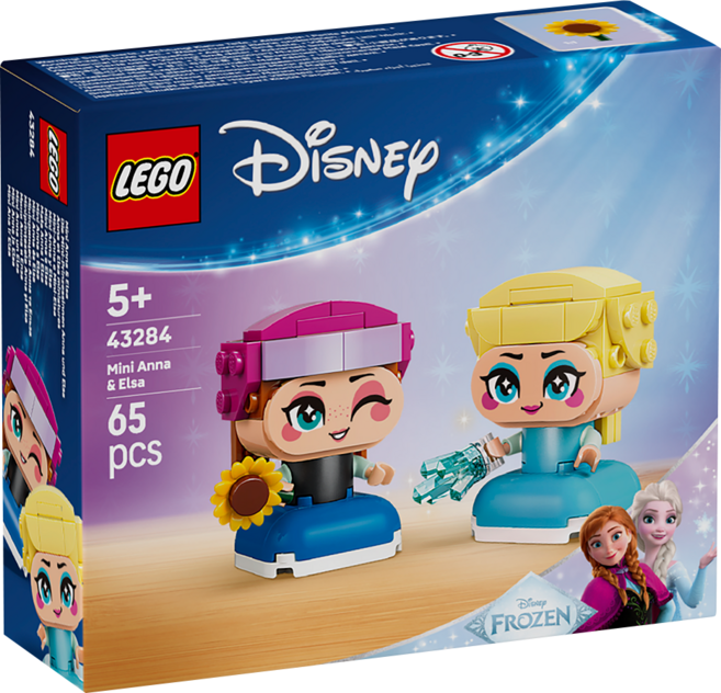 LEGO 迪士尼系列 迷你安娜和艾莎 Mini Anna & Elsa 43284, 混和顏色, 1個