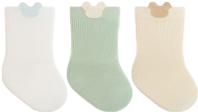 甜美亮點羅紋襪3雙組