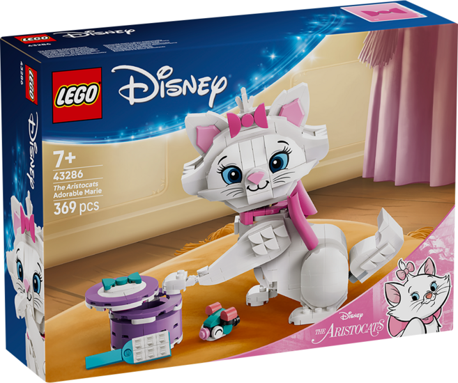LEGO 迪士尼系列 貓兒歷險記 可愛瑪麗 The Aristocats Adorable Marie 43286, 混和顏色, 1個