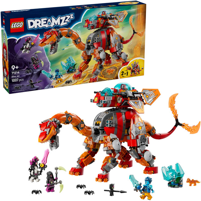 LEGO 71514 DREAMZzz系列 恐龍噴射機 Dino Jet, 混合顏色, 1個