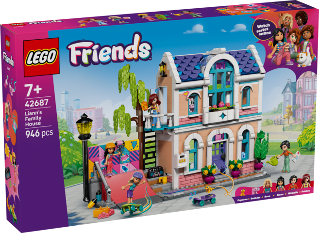 LEGO 好朋友系列 蓮恩的家 Liann's Family House 42687, 混和顏色, 1個