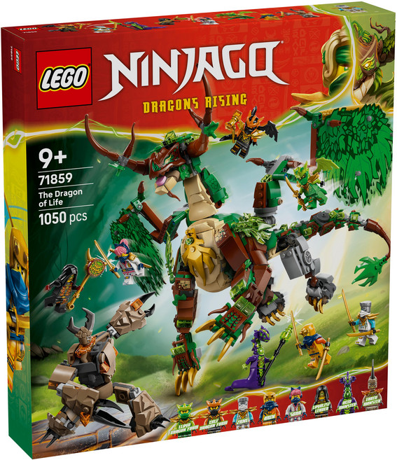 LEGO 71859 旋風忍者系列 生命龍 The Dragon of Life, 混合顏色, 1個