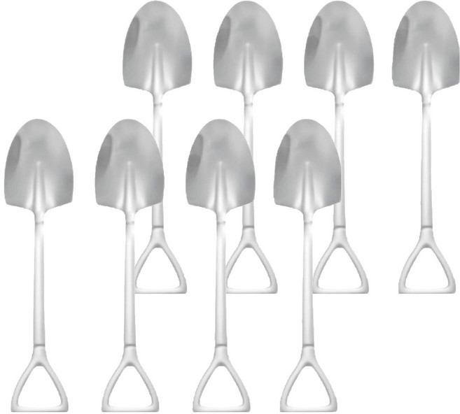 미니모 스텐304 삽스푼 삼각, 8개