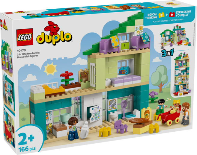 LEGO 得寶系列 3合1現代住家玩偶組 10470, 混和顏色, 1個