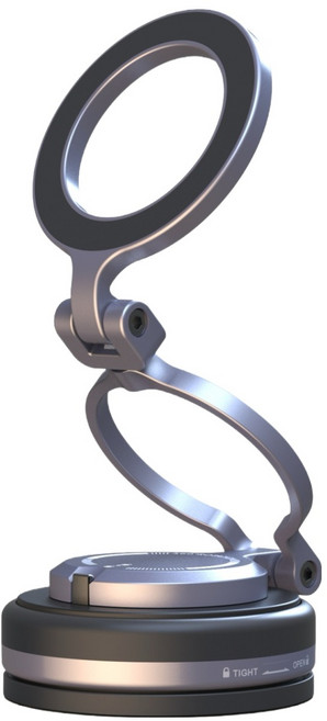 Torrii 多角度旋轉定位磁吸手機支架, 鐵灰色, 1個