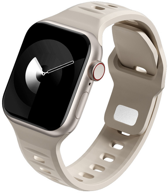 Innostyle SportFlex系列 扣環矽膠錶帶, 米色, 1個