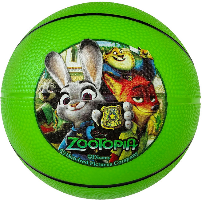 HUNDRED PICTURES 百耘圖 兒童運動8吋籃球 動物方城市 直徑20cm HPD-B08010, 1個