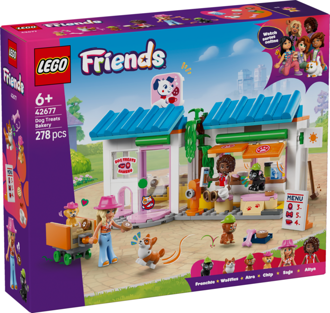LEGO 好朋友系列 狗狗零食烘焙店 Dog Treats Bakery 42677, 混和顏色, 1個