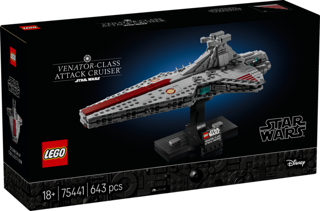 LEGO 星際大戰系列 狩獵者級攻擊巡航艦 Venator-Class Attack Cruiser 75441, 混和顏色, 1套