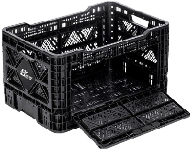 빅앤트 앞문오픈형 폴딩박스, 블랙, 1단, 1개