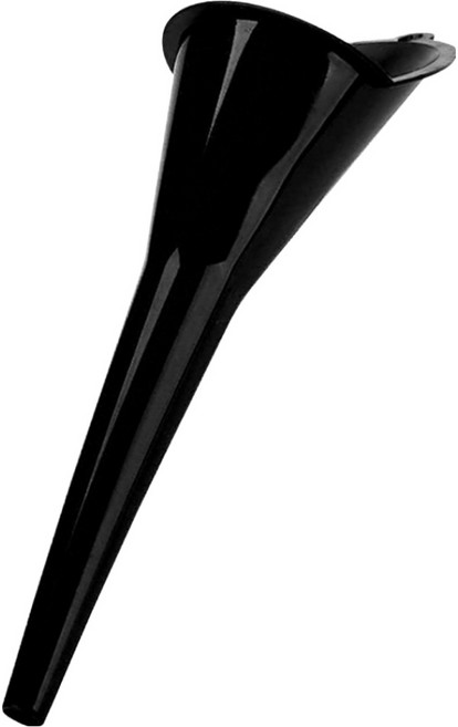 월드크린 일자형 오일 깔때기, 블랙, 1개