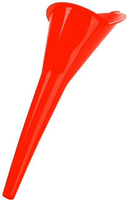 월드크린 일자형 오일 깔때기, 레드, 1개