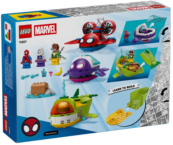 LEGO 11207 漫威系列 蜘蛛人：水中載具 Spidey: Underwater Vehicles, 混合顏色, 1個