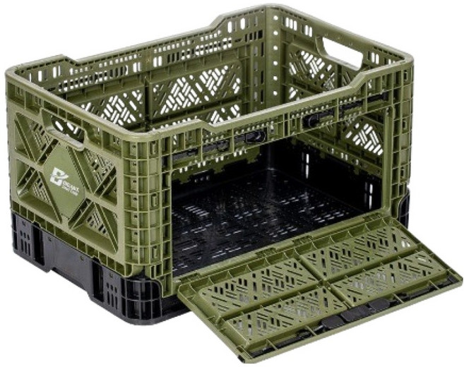 빅앤트 앞문오픈형 폴딩박스, 올리브, 1단, 1개