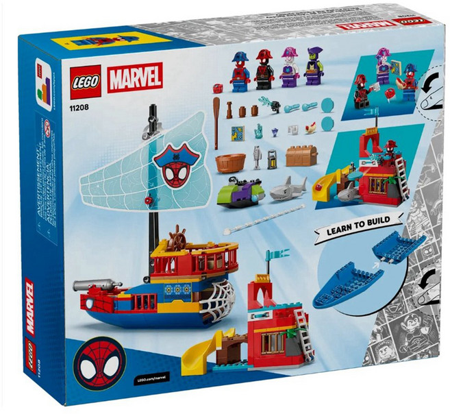 LEGO 11208 漫威系列 蜘蛛小隊海盜船 Team Spidey Pirate Ship, 混合顏色, 1個