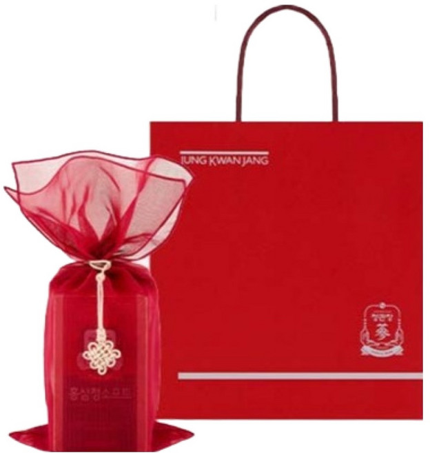 정관장 홍삼정소프트 200g + 보자기 포장 선물세트 + 쇼핑백, 1세트