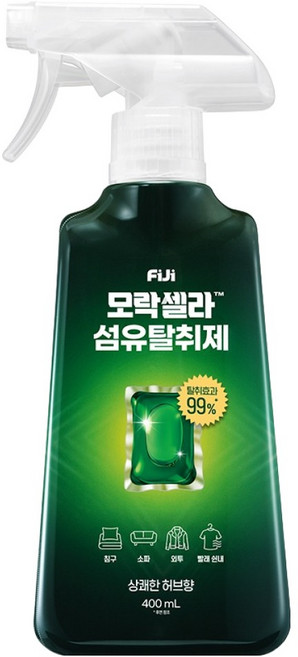 피지 모락셀라 섬유탈취제 상쾌한 허브향, 400ml, 1개