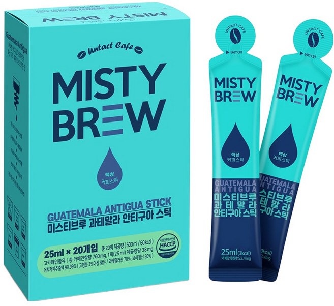 미스티브루 과테말라 안티구아 커피스틱, 25ml, 20개입, 1개