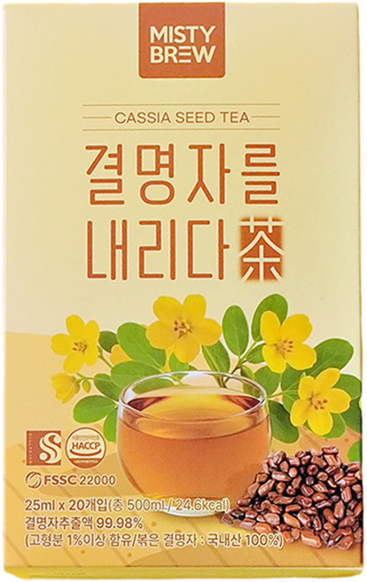 미스티브루 결명자를 내리다, 1개, 20개입, 25ml