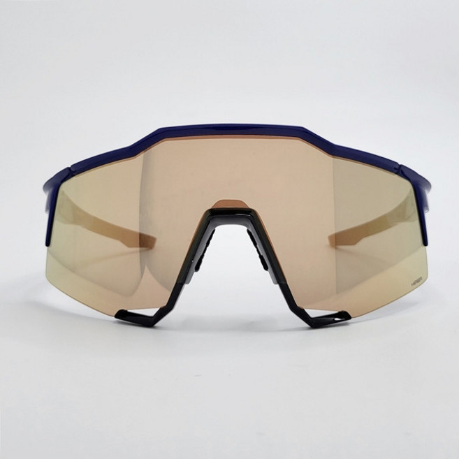 100퍼센트 스피드크래프트 선글라스 60007-00007, 글로스 코발트 블루(프레임), 하이퍼 코퍼(미러렌즈), 1개