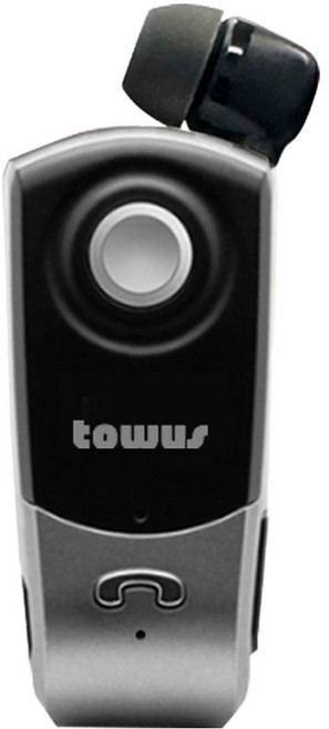 토어스 C타입 클립형 집게형 핸즈프리 노이즈캔슬링 블루투스 이어셋, B10C, 블랙