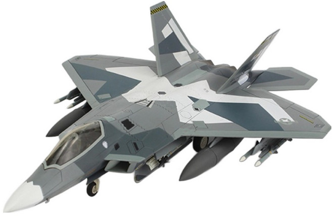 하비마스터 1/72 F-22 스플린터 카모플라쥬 전투기모형 Item No 422560, 1개