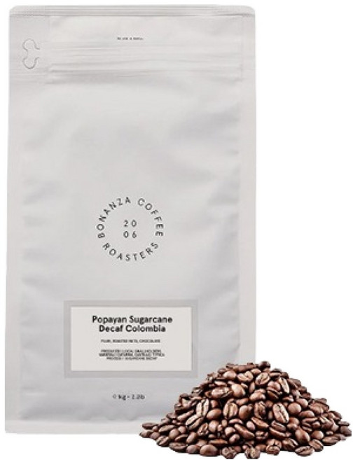 보난자 포파얀 슈가케인 콜롬비아 디카페인 원두, 1kg, 1개, 홀빈(분쇄안함)