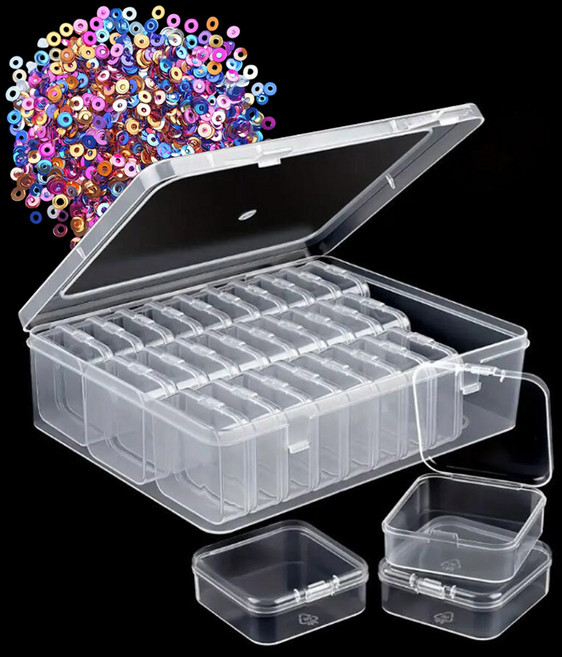 마켓플랜 다용도 스플릿 비즈 수납 정리함 케이스 30p, 1개