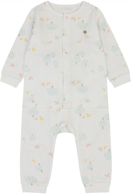 에뜨와 찰리내의 면 상하의 세트