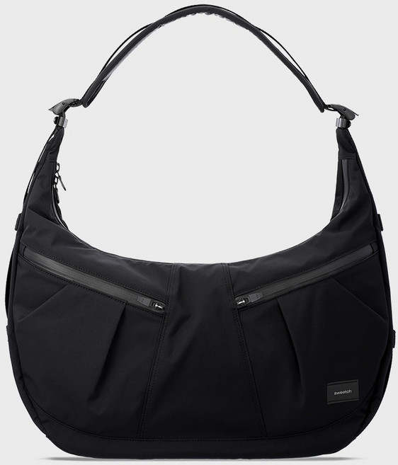 sweetch 男女通用斜揹包 006, 黑色