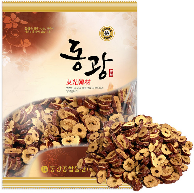 동광한방몰 건대추 슬라이스 대추칩, 300g, 1개