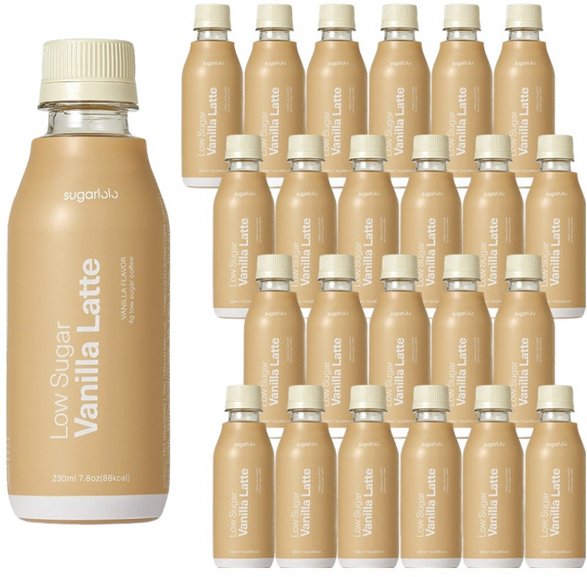 슈가로로 저당 바닐라라떼, 230ml, 24개