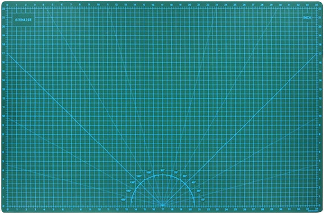 마메 PVC 양면 커팅매트, 그린