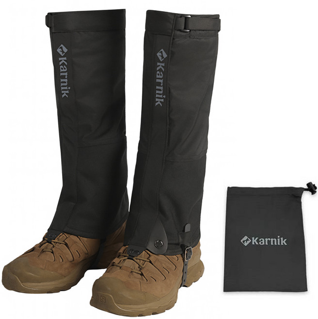 카르닉 등산 롱 스패츠, 블랙