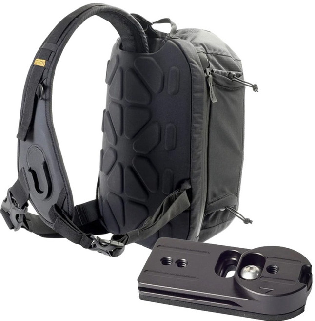 Cotton Carrier Hyker Slingbag for Camera 斜揹包 + CCS 通用快拆板套組, 黑色, 1套