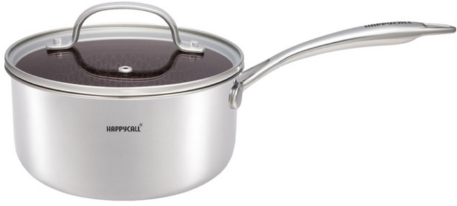 해피콜 인덕션 IH 에칭아머 한손냄비, 혼합색상, 1개, 18cm