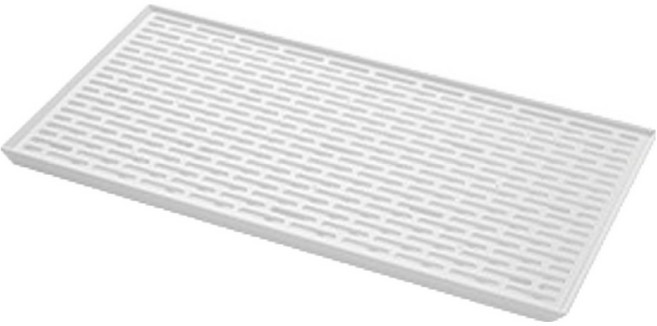 GGUMIGGA 廚房水槽瀝水盤 杯子餐具瀝水架 中, 白色, 1個, 1層