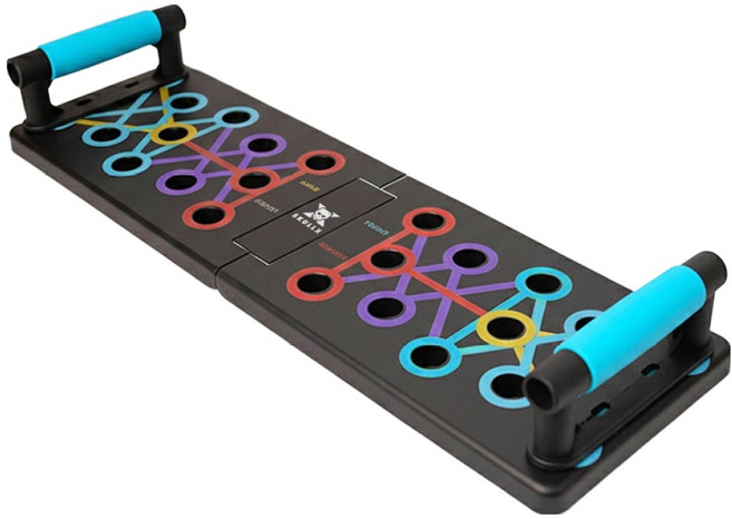 스컬엑스 접이식 멀티 보드 푸쉬업바, 블랙