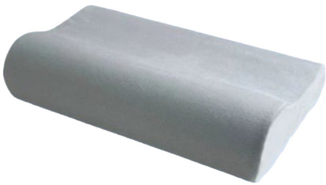 스마일깨비 인체공학적 경추지지 수면베개, 라이트그레이 교체커버, 1개