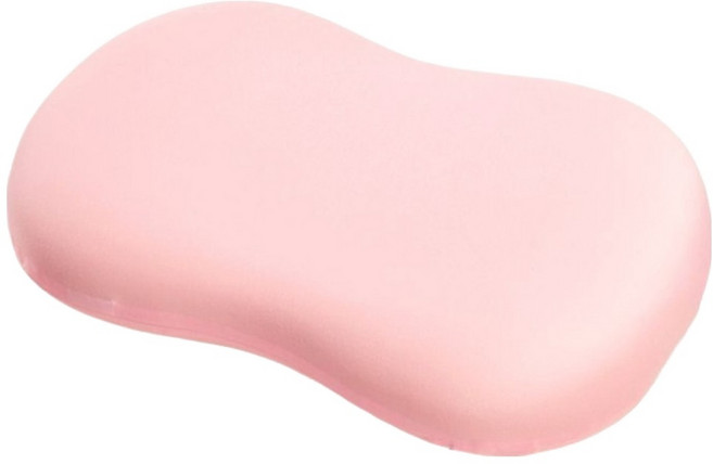 스마일깨비 폭신하고 귀여운 낮잠 코어 경추베개 500g, 핑크, 1개