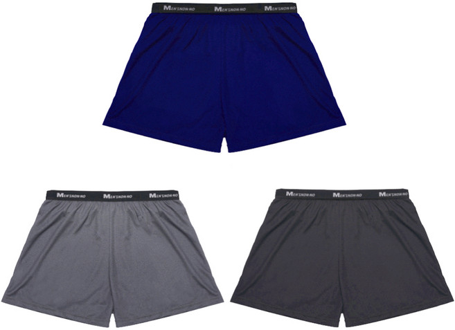 non-no 儂儂 男款 石墨烯消臭平口褲3件組