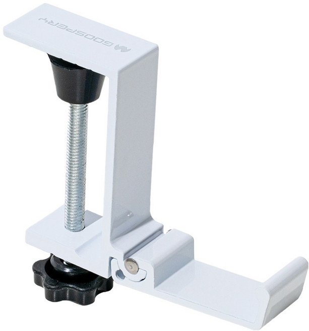 구스페리 무타공 메탈 접이식 책상 헤드셋 가방걸이, 화이트, 1개